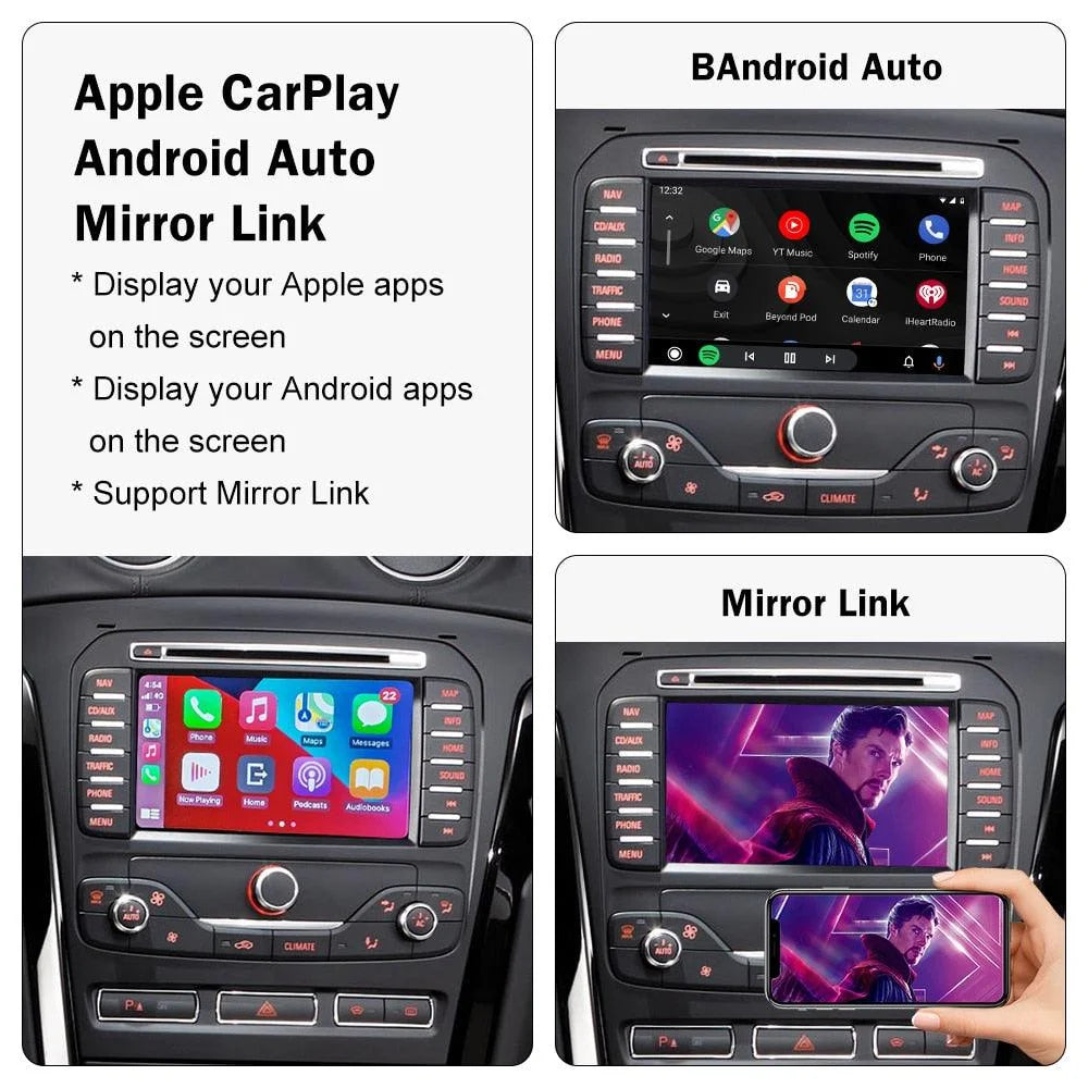 CARABC Wireless Carplay Android Auto for Ford Sync2 System Explorer