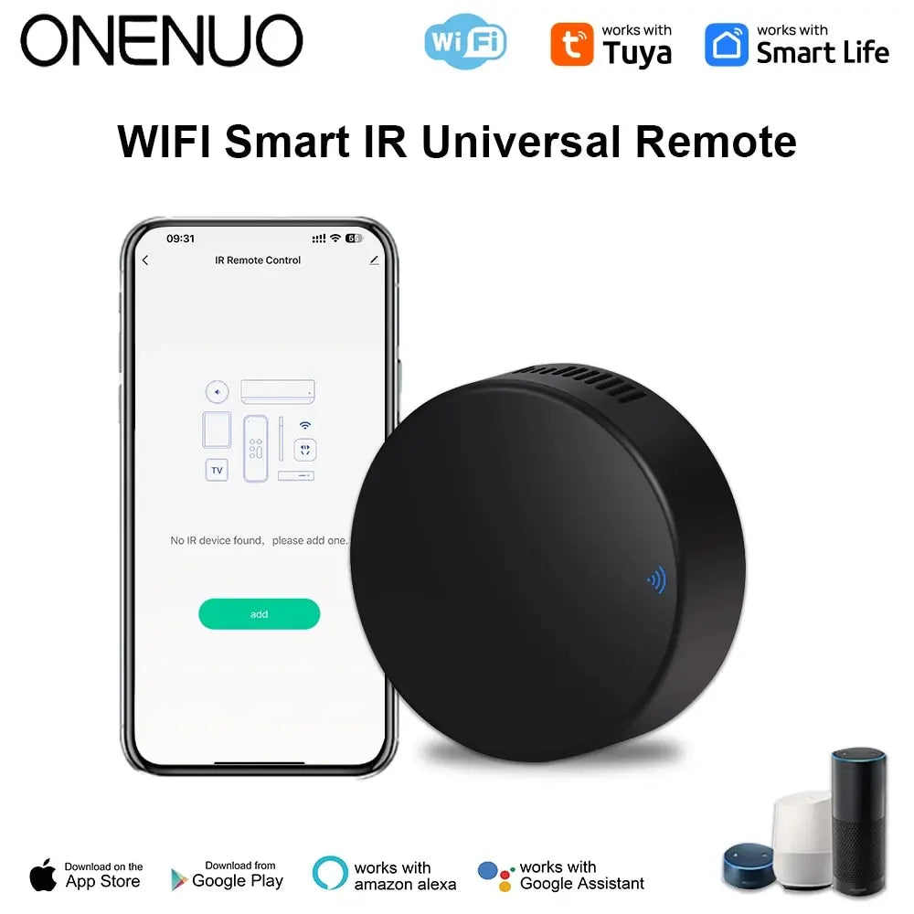 ONENUO Smart Wifi IR Universal Remote Control with Tuya and Smart Life