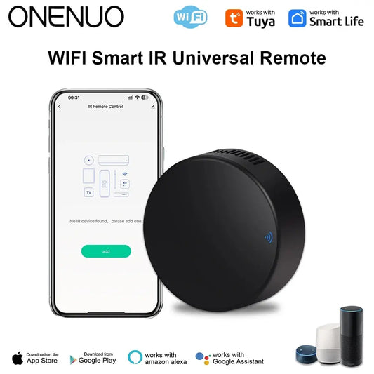 ONENUO Smart Wifi IR Universal Remote Control with Tuya and Smart Life
