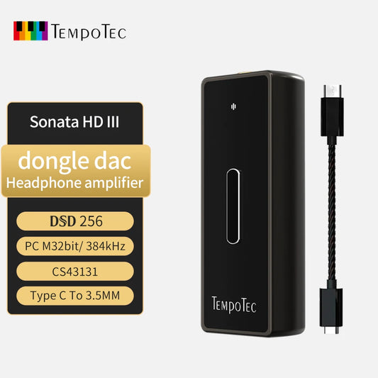 TempoTec Sonata HD III USB Type C To 3.5MM Headphone Amplifier HiFi