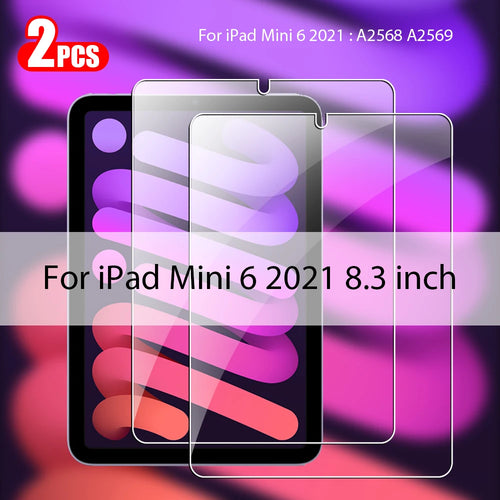 2Pcs Tempered Glass Screen Protector For Ipad Pro 13 11 12.9 M4 Air 5