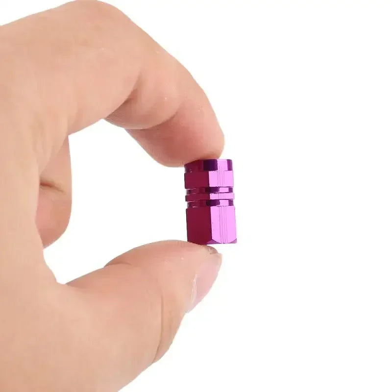 4Pcs Aluminum Alloy Car Wheel Tire Valve Caps Tyre Rim Stem Covers