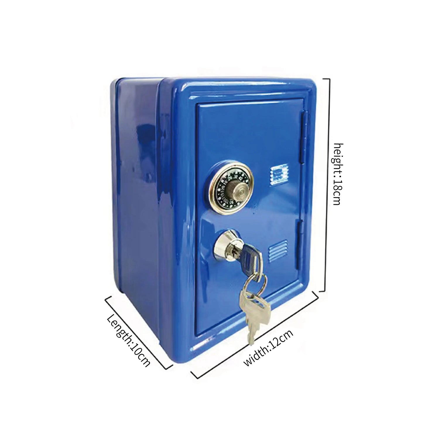 Household Insurance Box Vertical Mini Metal Safe Car Safe Key
