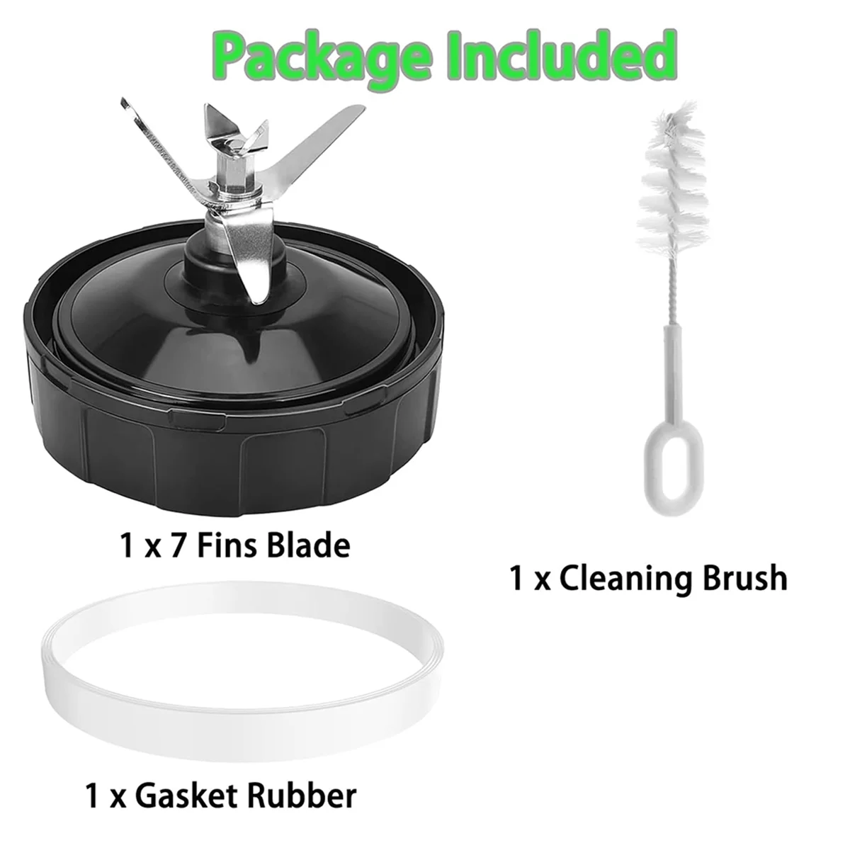 7 Fins Blender Blade for Ninja BN401 BN751 BN801 BL450-30 BL480-30,