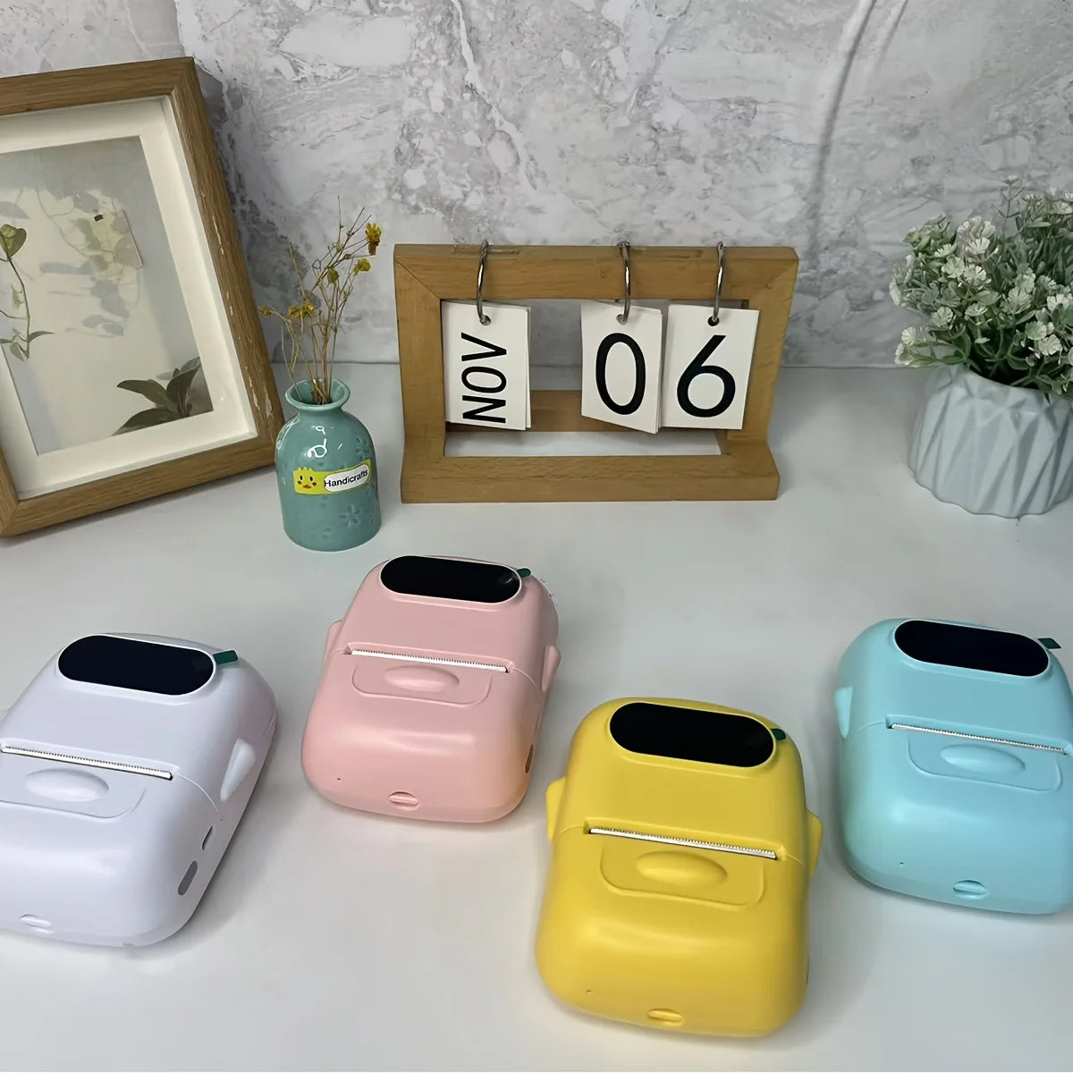 Mini Portable Wireless Label Printer - Wireless Function, Thermal