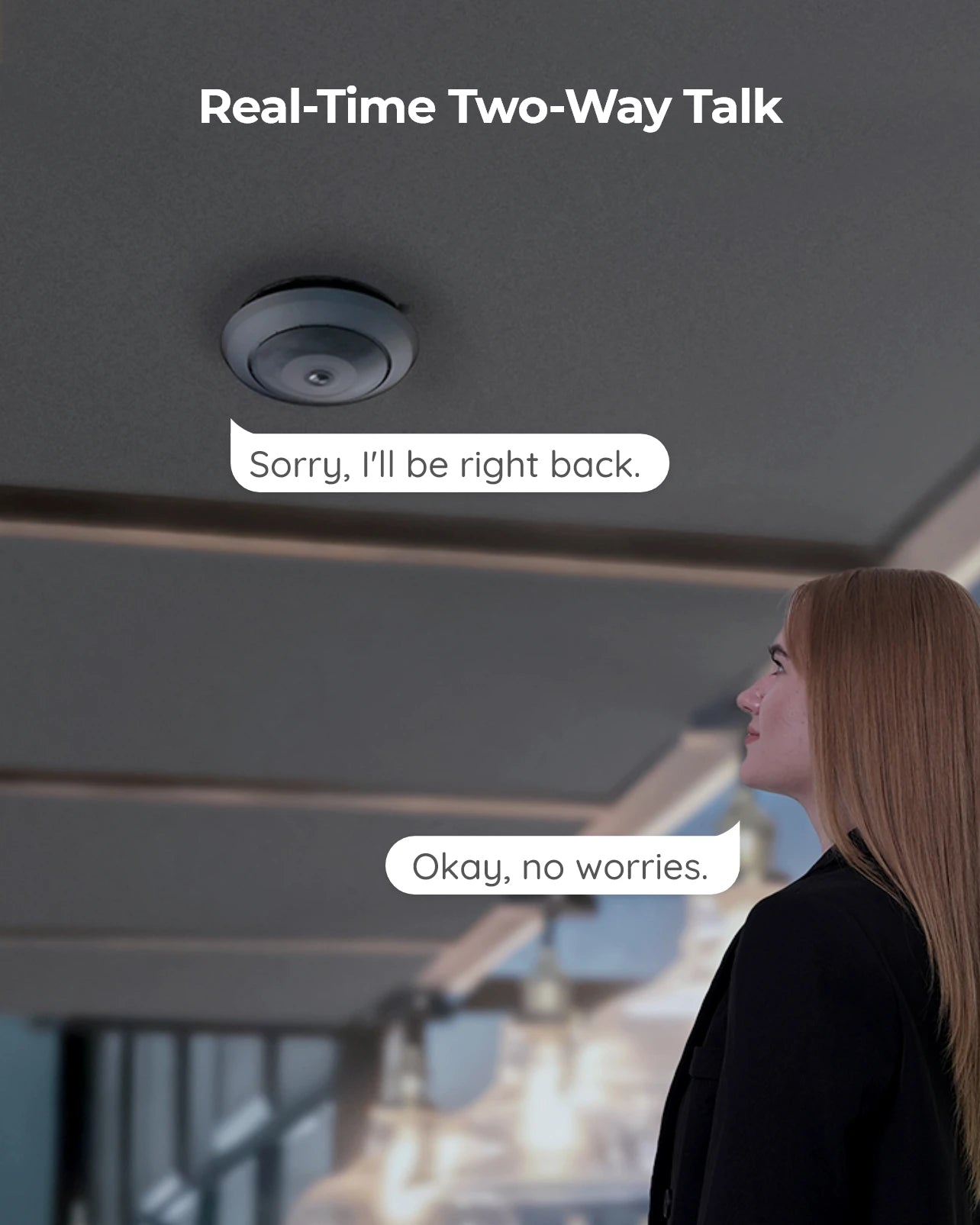 Reolink 6MP Fisheye WiFi Security Camera 2.4/5GHz Wireless Indoor