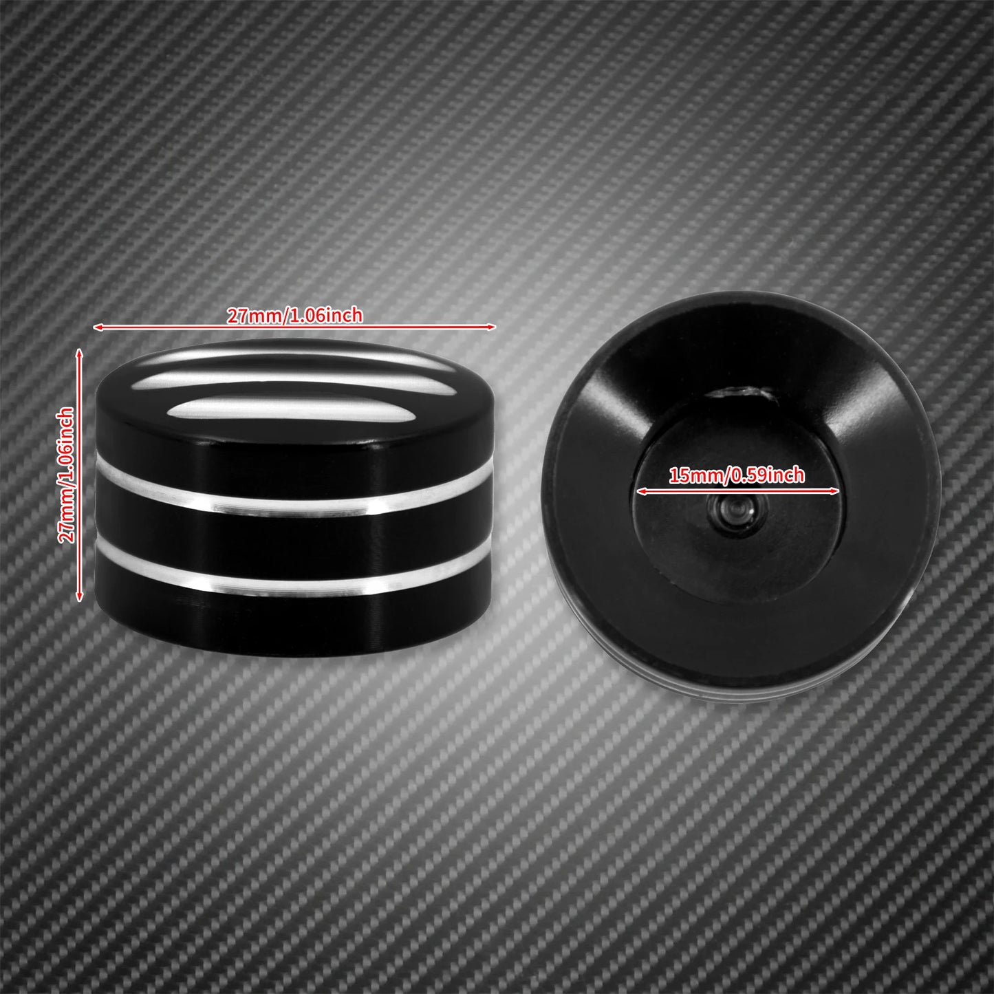 Motorcycle Head Bolts Caps 4pcs Spark Plug Cover Engine Screws Nut For