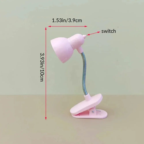 1Pcs Portable Eye-Friendly Reading Lamp - Warm & Bright Clip-On Light
