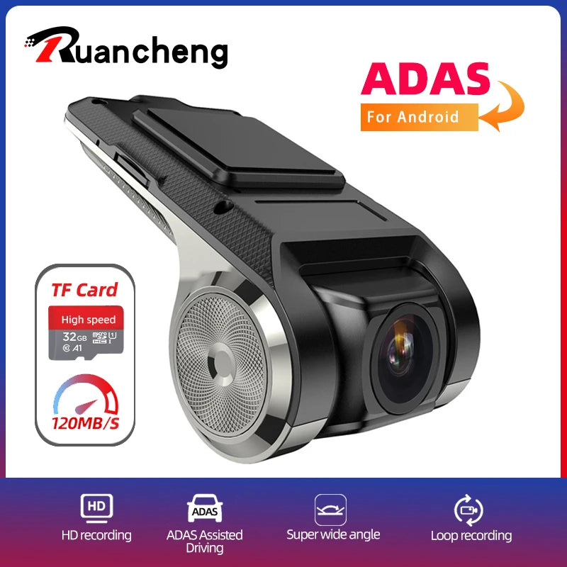 AA ADAS DVR Dash Camera Car DVR ADAS Dash cam / WIFI & Android Car