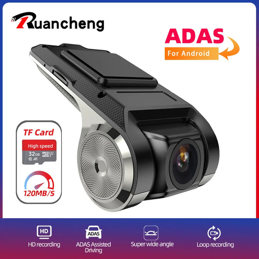 AA ADAS DVR Dash Camera Car DVR ADAS Dash cam / WIFI & Android Car