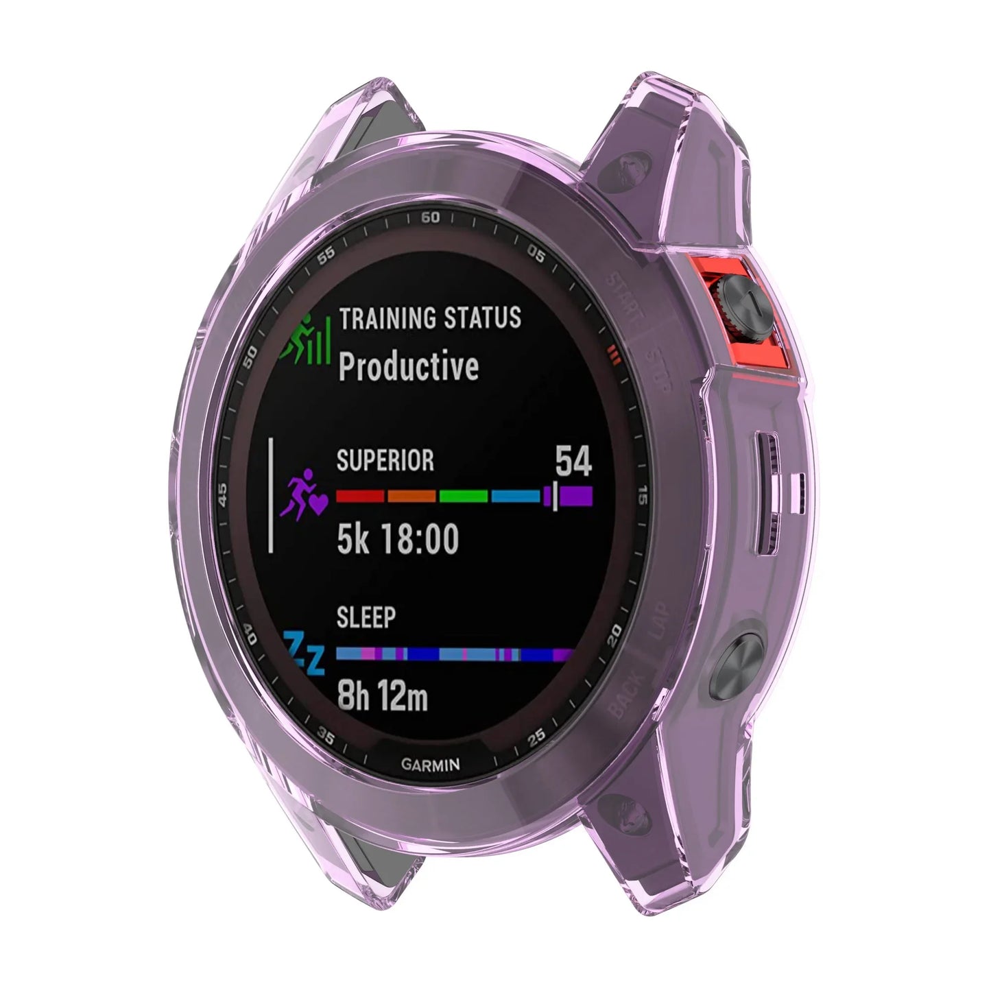Transparent TPU Case for Garmin Fenix 6 6S 6X Pro 7 7S 7X Pro 5 5S 5X