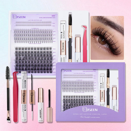 DIY Lash Extension Mix Styles Lash Clusters Individual with Bond&Seal