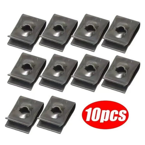 50/20/10Pcs Car Motorcycle Scooter Moped Cover Metal Retainer U-Type