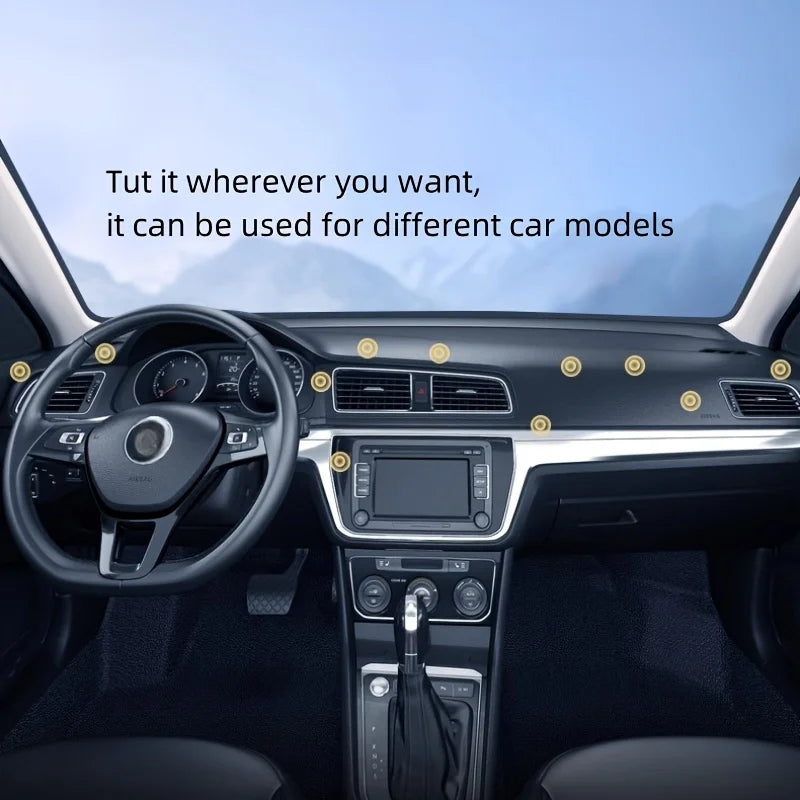 Mobile phone car holder magnetic suction instrument panel adhesive in