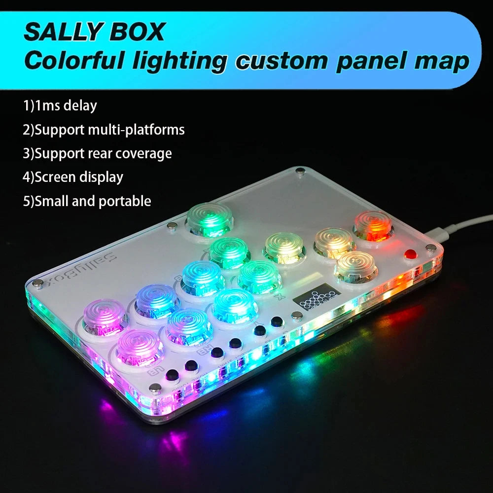 Flatbox SOCD Hitbox Sallybox For PC/Android WASD Hitbox Keyboard