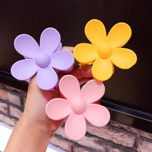 Large Flower Claw Clips For Women Fashion Hair Claw Hair Clamps Girls