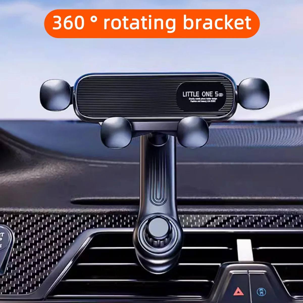 New universal mobile phone car holder with inverted hook type air