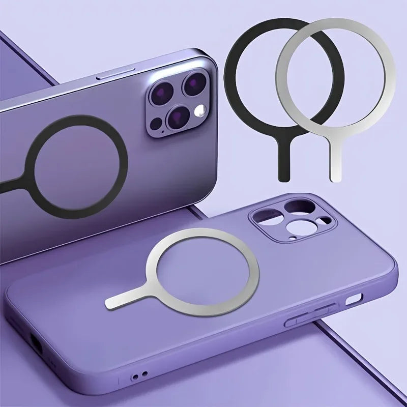 Universal Phone Metal Plate For Magsafe Wireless Charging Back Sticker