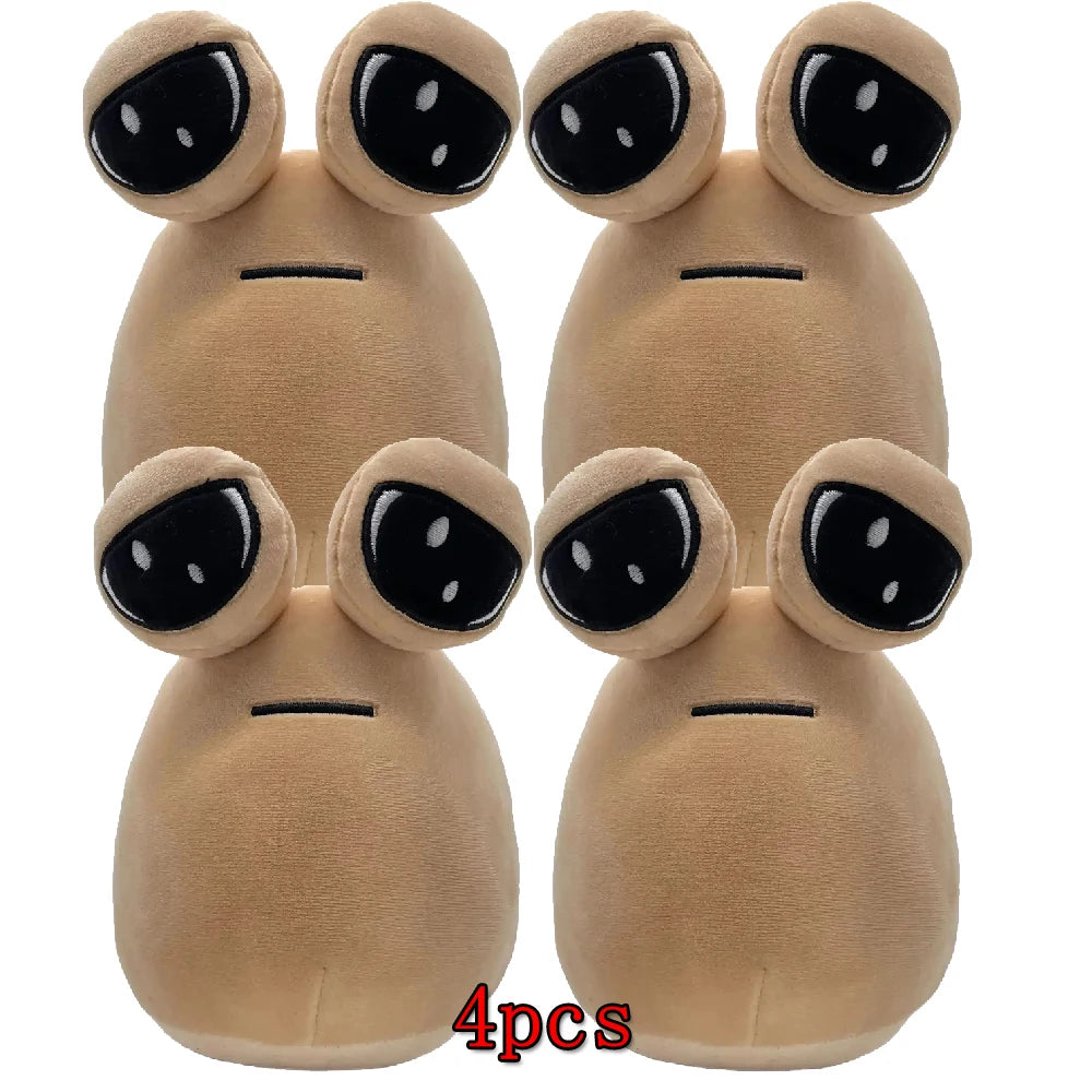 22cm Hot Game My Pet Alien Pou Plush Toy Furdiburb Emotion Alien