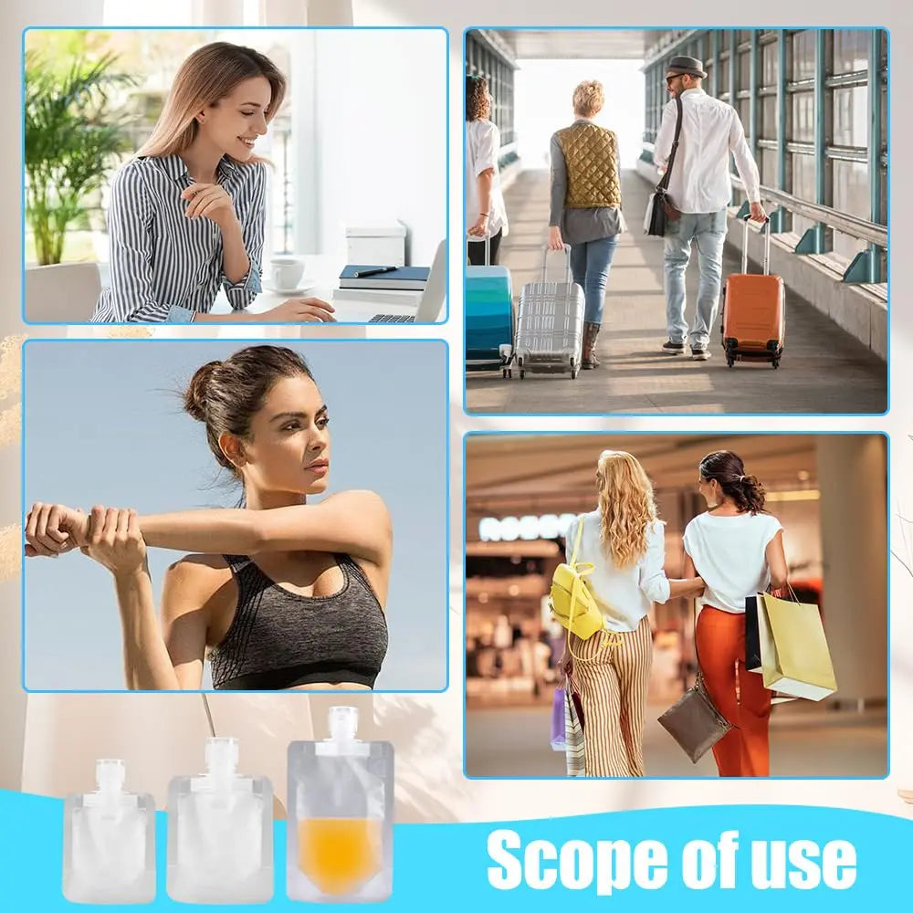 10Pcs 30/50/100ML Thickened Travel Subpackage Cosmetic Lotion Shower