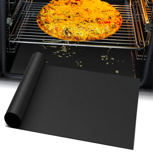 Oven Liners for Bottom of Electric Gas Oven Reusable Non-Stick Teflon