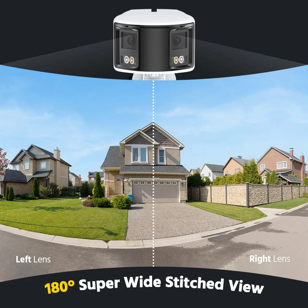 ANNKE Smart Home 180° 8MP DUO POE Dual Lens Wide View Outdoor Video