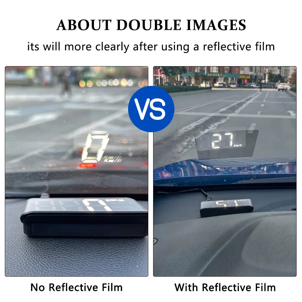 Geyiren M3 OBD2 GPS Car Speedometer Head Up Display Speed Alarm HUD