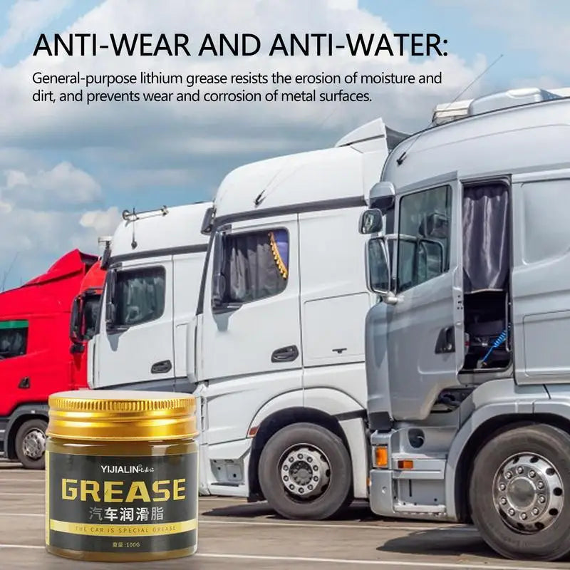Automotive Grease 100g Waterproof Lubricant High Temp Grease Wheel