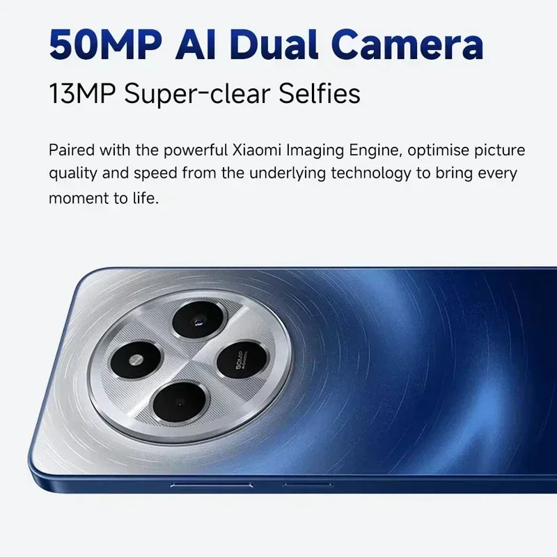 Global Version Xiaomi Redmi 14C Smartphone MediaTek Helio G81-Ultra