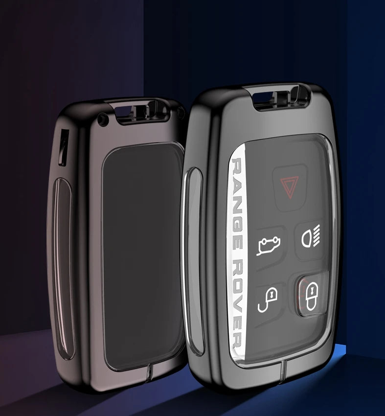 Car Zinc Alloy TPU Key Case Cover Holder For Land Rover Range Rover