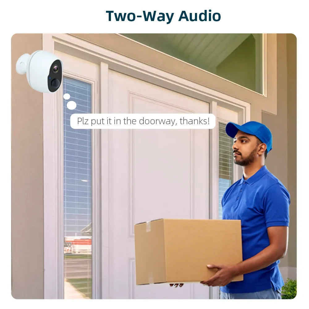 Tuya Smart 6000mAh Rechargeable Battery Wireless WiFi Buzzer Siren