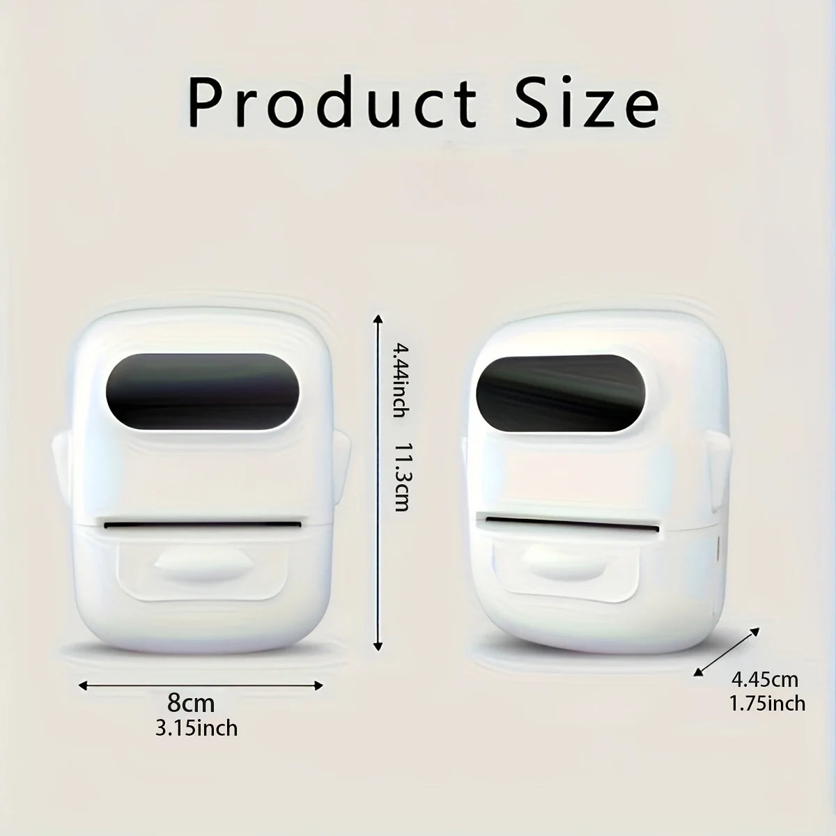 Mini Portable Wireless Label Printer - Wireless Function, Thermal