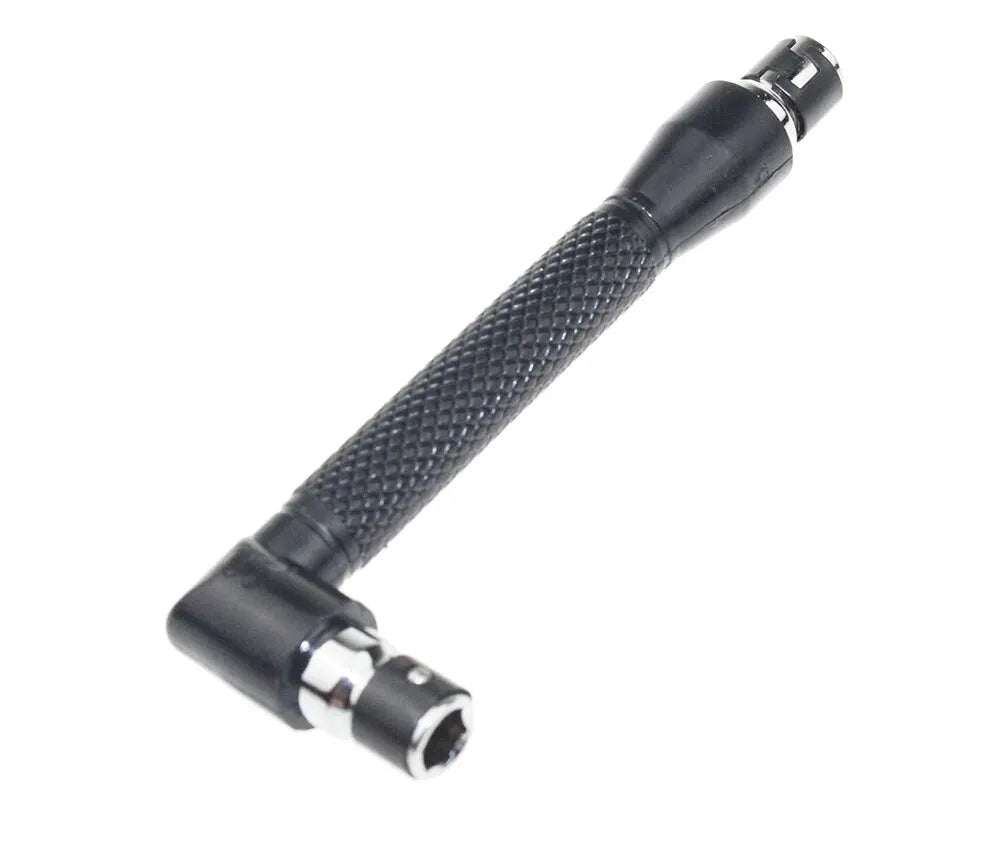 Mini Double-ended L-Socket Wrench 6.35mm 90° Right Angle Screwdriver