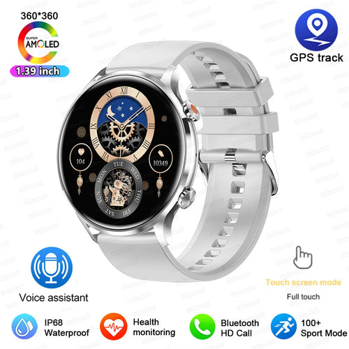 2025 New Smartwatch Women AMOLED HD Screen Always On Display Bluetooth