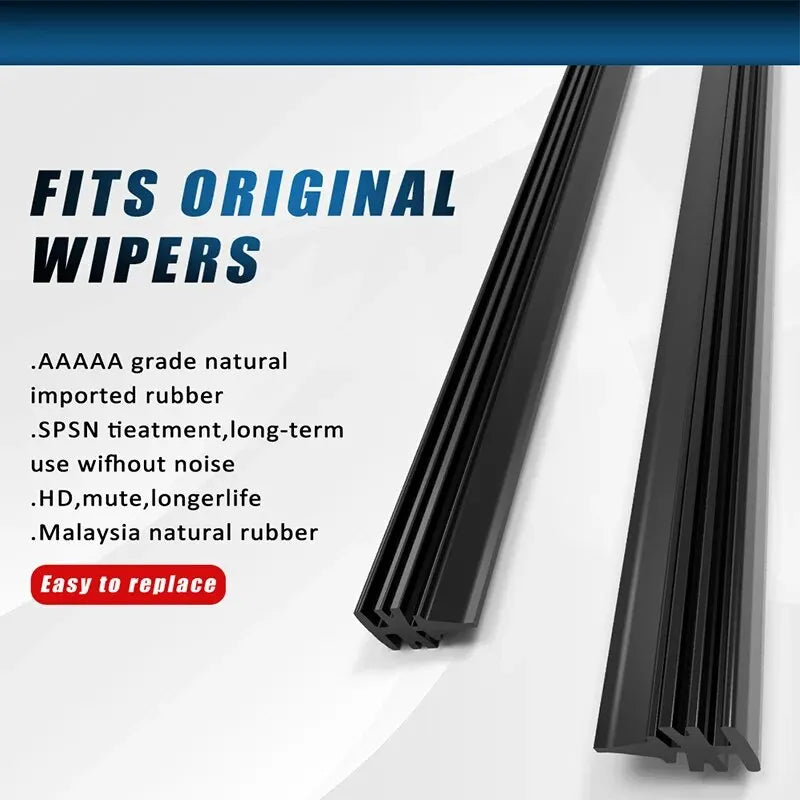 6mm Car Wiper Blade Refill Strips Car Windshield Rubber Strip Wiper