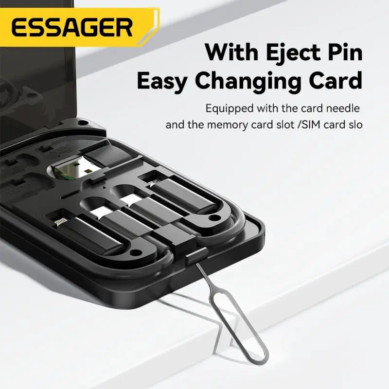 Essager 4 in 1 USB C To USB C Cable PD 60W Fast Charging Data Cord for