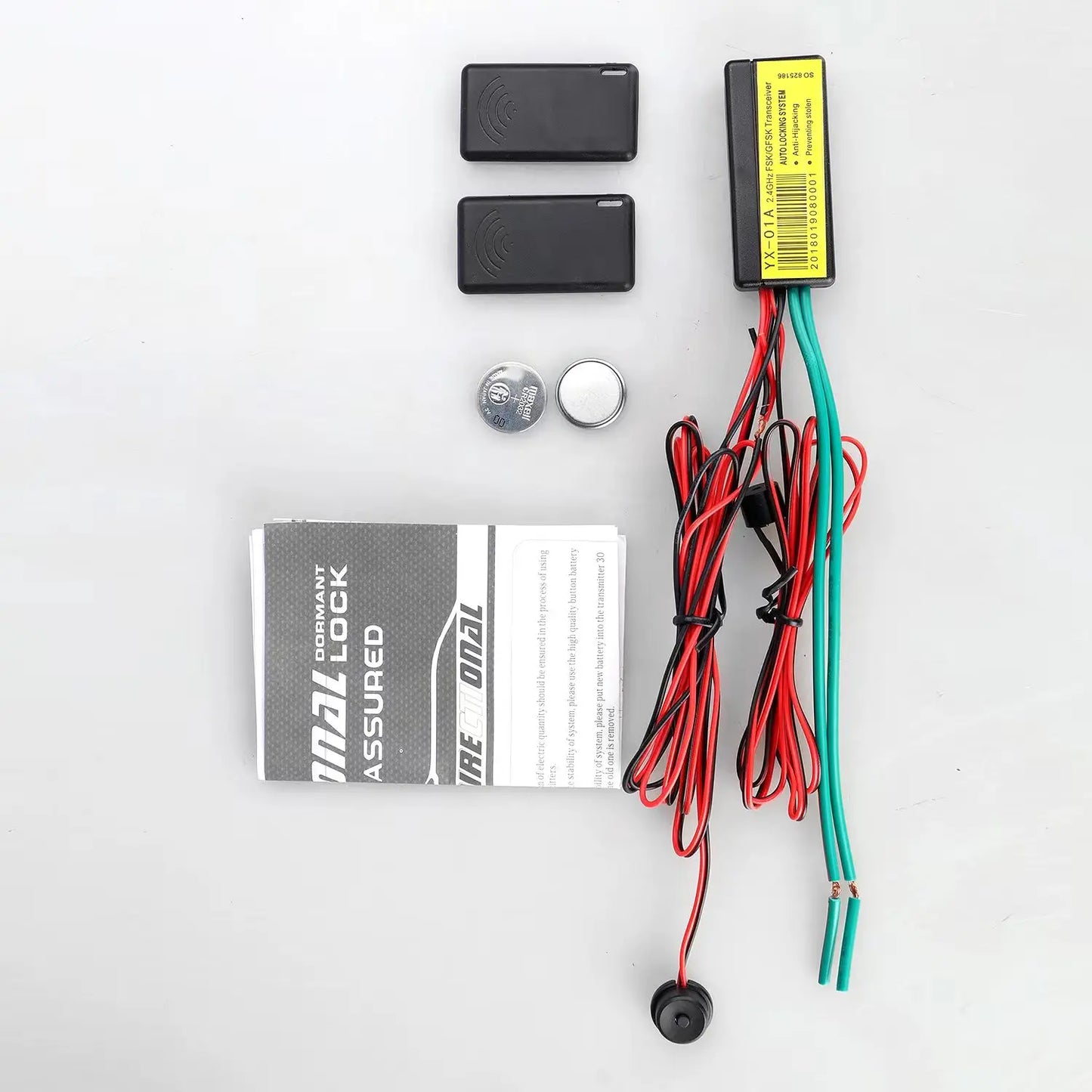 2.4GHz RFID Immobilizer Wireless Engine Automatic Lock Car Alarm