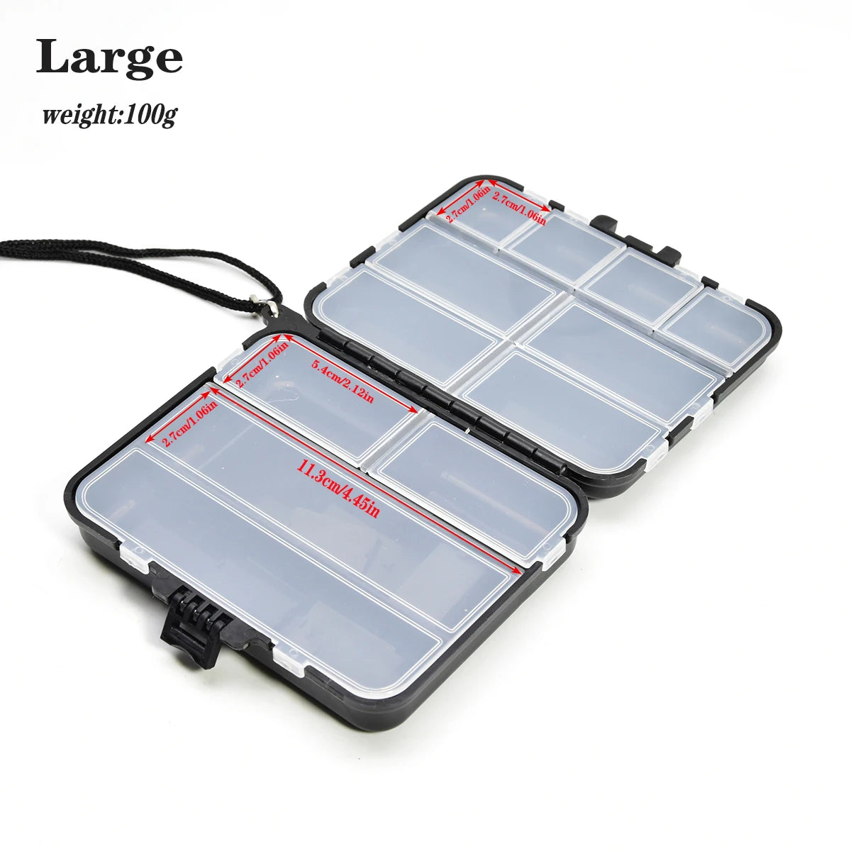 Double Sided Tackle Box Box Fishing Gear Accessory Storage Box Fishing