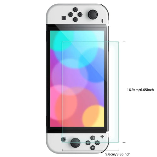 Tempered Glass Screen Protector Compatible-Nintendo Switc/ Switch