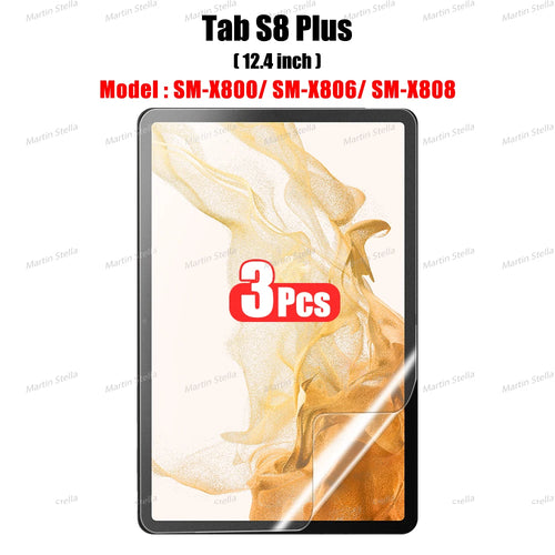 3Pcs Paper Feel Like Screen Protector for Samsung Galaxy Tab S7 S8 S9