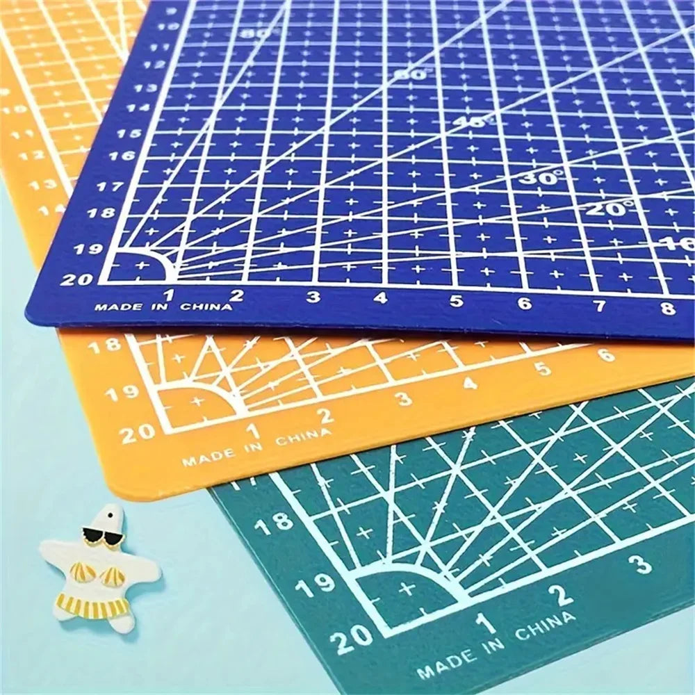 A4 Self-Healing Cutting Mat 1-Pack - Double-Sided Plastic Craft Board
