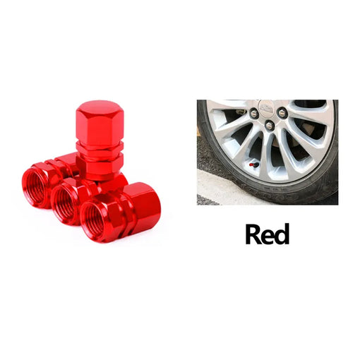 10pcs Car Wheel Tire Valve Caps Aluminum Tyre Rim Stem AirtightCovers