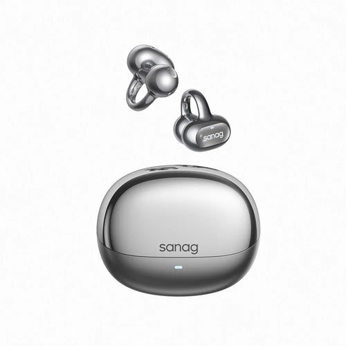 Sanag S8S AI Ear Clip Earphones Bluetooth 5.4 AI Translation Wireless