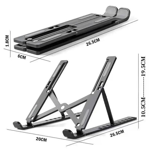 Foldable Laptop Stand Adjustable Portable Notebook Bracket Support