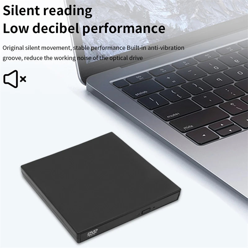 External CD DVD Drive, USB 2.0 Slim Protectable External CD-RW Drive