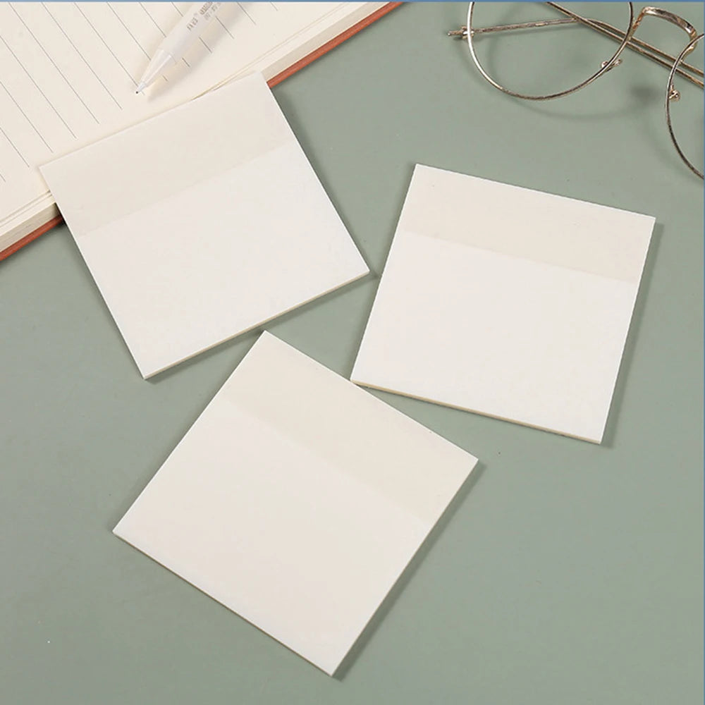 50/250 Sheets PET Transparent Notes Stickers Waterproof Posted It