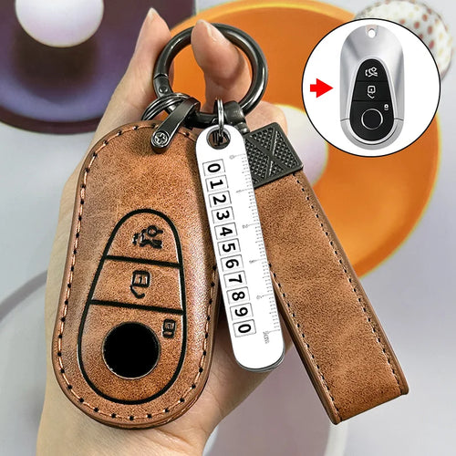 Car Remote Key Case Cover Shell Fob For Mercedes Benz C S Class W206