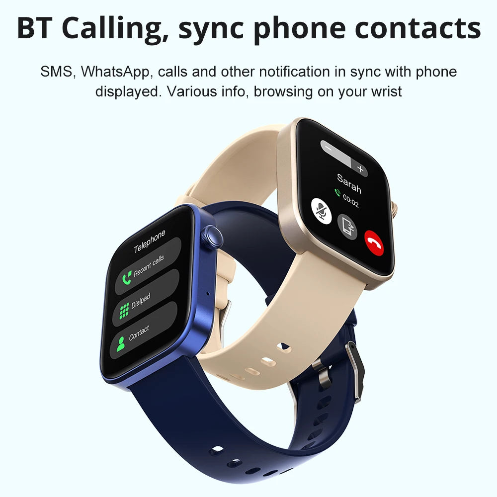 COLMI P71 Voice Calling Smartwatch Men Health Monitoring IP68
