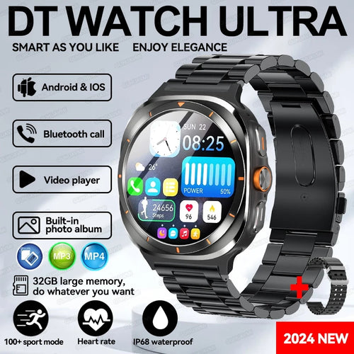 For Samsung Sapphire 32GB Smartwatch Waterproof Men Smart Watch