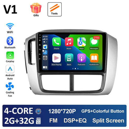 Android Smart System for Honda Pilot 1 2005 2006 - 2008 Navigation GPS